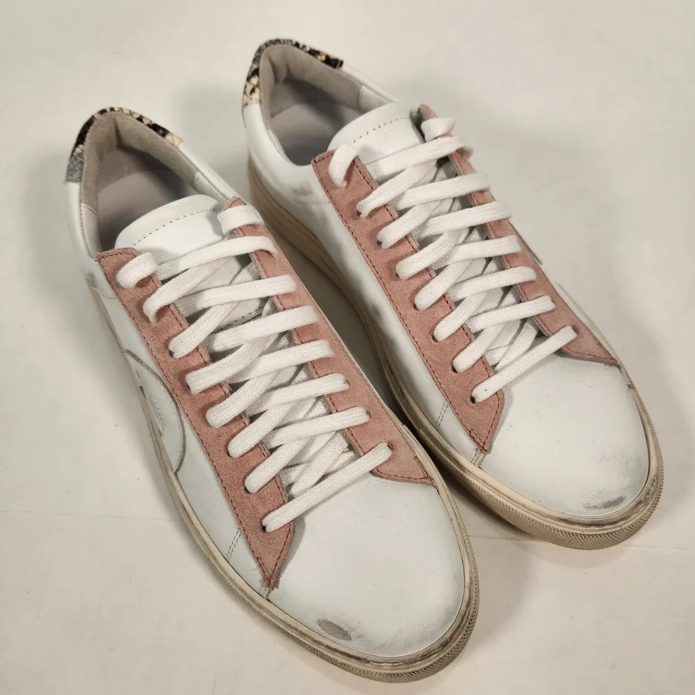 Oliver Cabell Malibu Low 1 White Leather Sneakers‎ EU 38 Made In Italy US 8